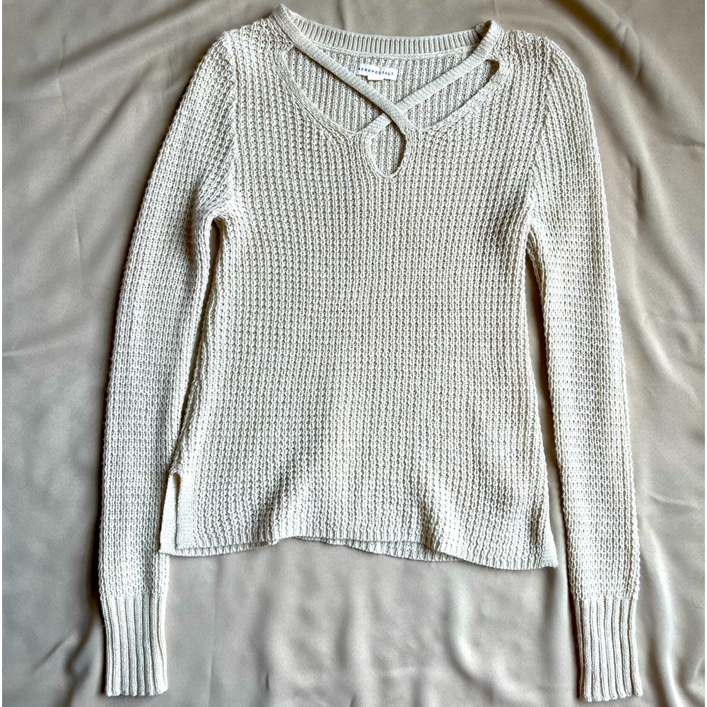 White Sweater with Sparkles
